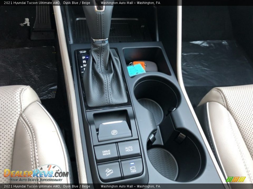 2021 Hyundai Tucson Ulitimate AWD Dusk Blue / Beige Photo #9