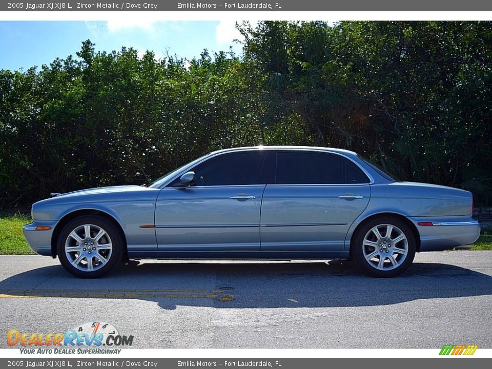 2005 Jaguar XJ XJ8 L Zircon Metallic / Dove Grey Photo #17