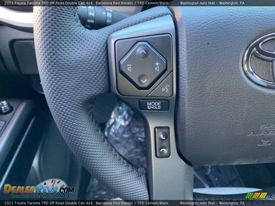 2021 Toyota Tacoma TRD Off Road Double Cab 4x4 Steering Wheel Photo #6