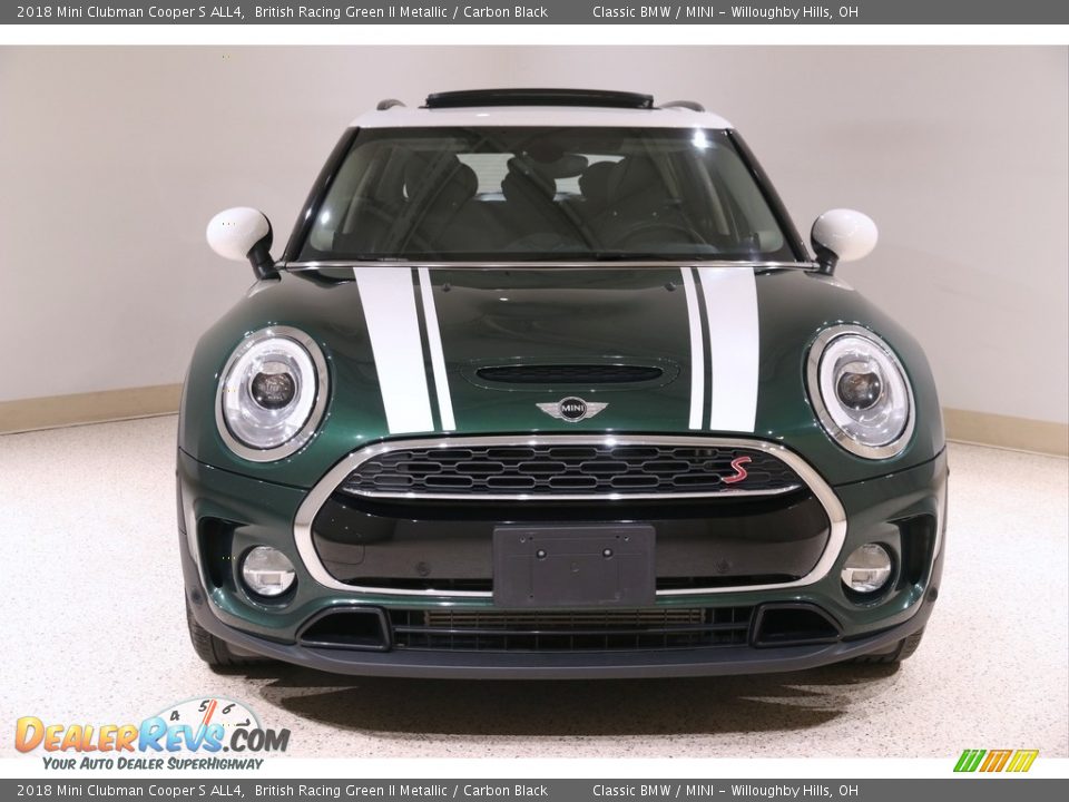 2018 Mini Clubman Cooper S ALL4 British Racing Green II Metallic / Carbon Black Photo #2