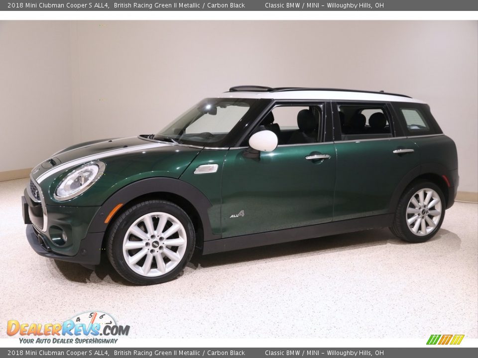 2018 Mini Clubman Cooper S ALL4 British Racing Green II Metallic / Carbon Black Photo #3