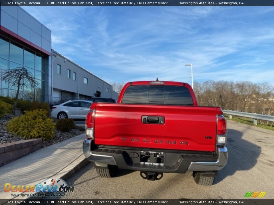 2021 Toyota Tacoma TRD Off Road Double Cab 4x4 Barcelona Red Metallic / TRD Cement/Black Photo #14