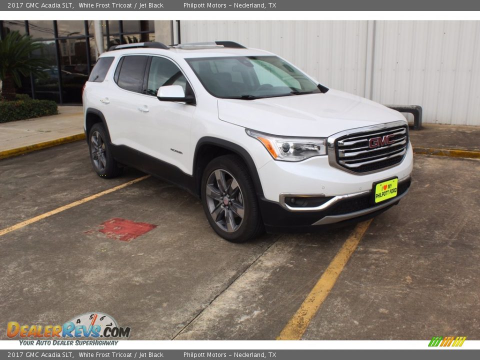 2017 GMC Acadia SLT White Frost Tricoat / Jet Black Photo #1