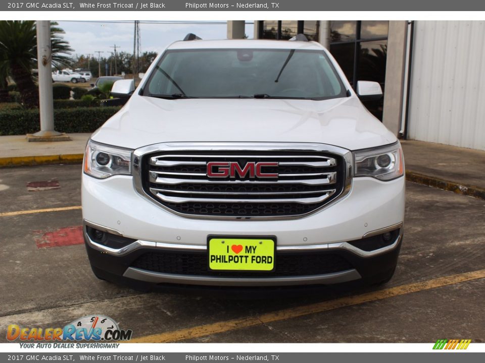 2017 GMC Acadia SLT White Frost Tricoat / Jet Black Photo #2