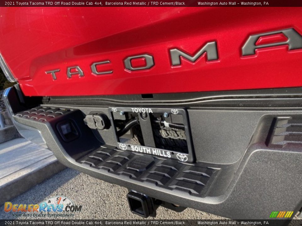 2021 Toyota Tacoma TRD Off Road Double Cab 4x4 Barcelona Red Metallic / TRD Cement/Black Photo #24