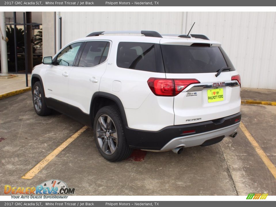 2017 GMC Acadia SLT White Frost Tricoat / Jet Black Photo #6