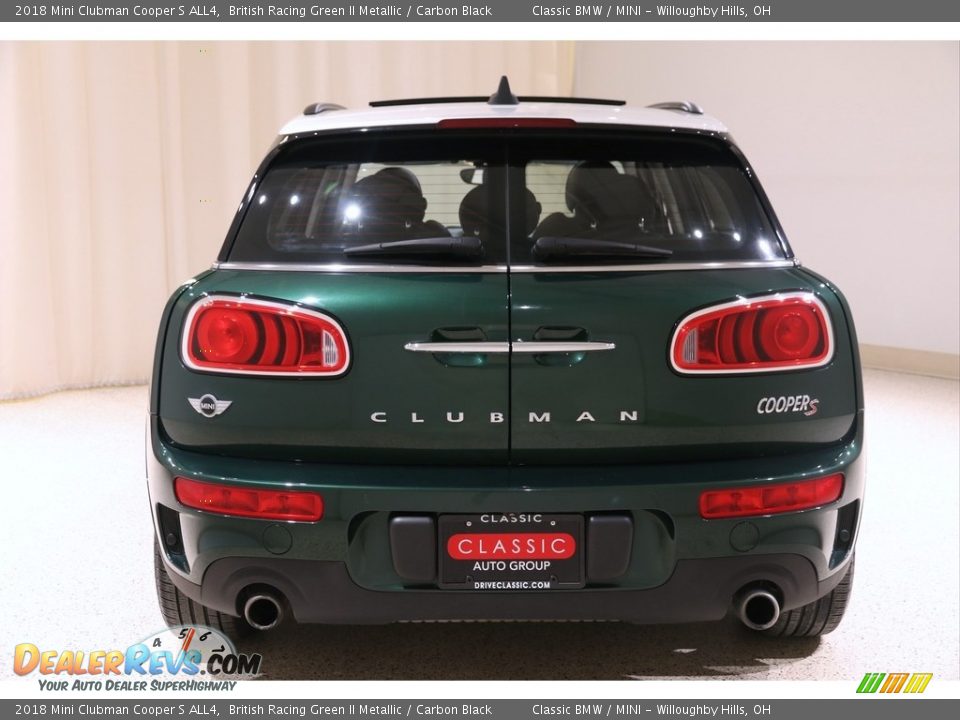 2018 Mini Clubman Cooper S ALL4 British Racing Green II Metallic / Carbon Black Photo #20