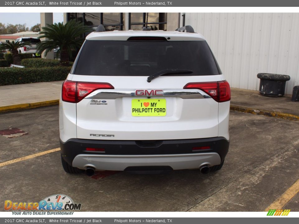 2017 GMC Acadia SLT White Frost Tricoat / Jet Black Photo #7