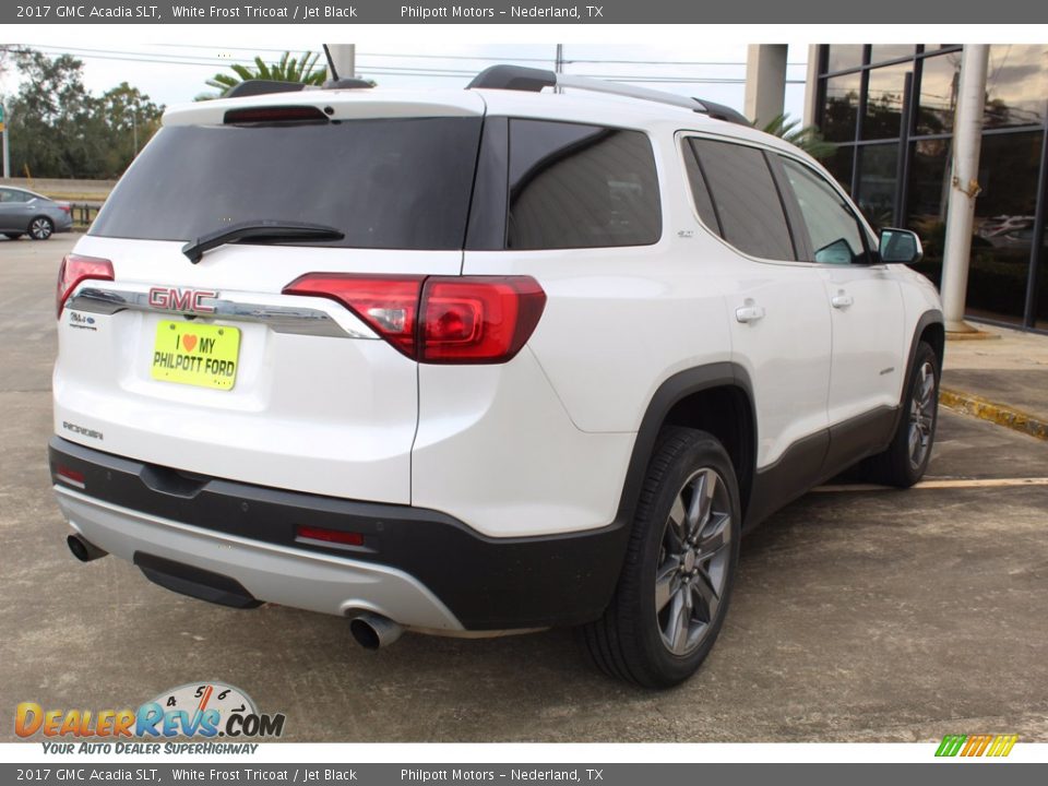 2017 GMC Acadia SLT White Frost Tricoat / Jet Black Photo #8