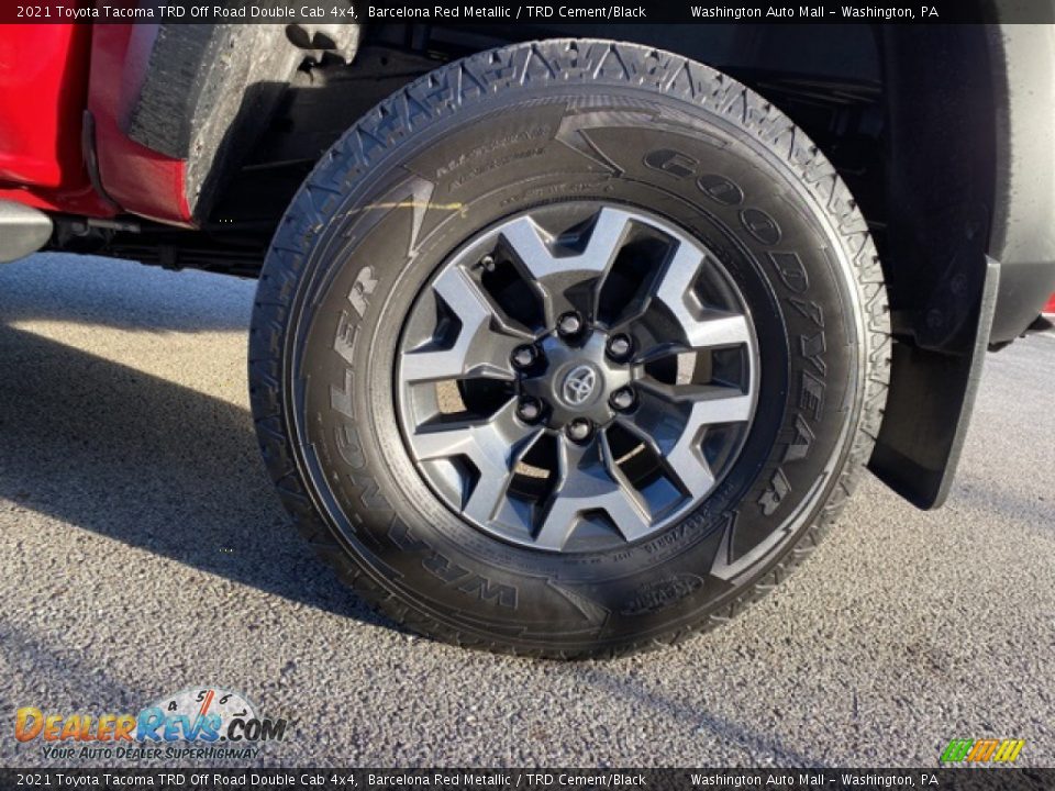 2021 Toyota Tacoma TRD Off Road Double Cab 4x4 Barcelona Red Metallic / TRD Cement/Black Photo #29