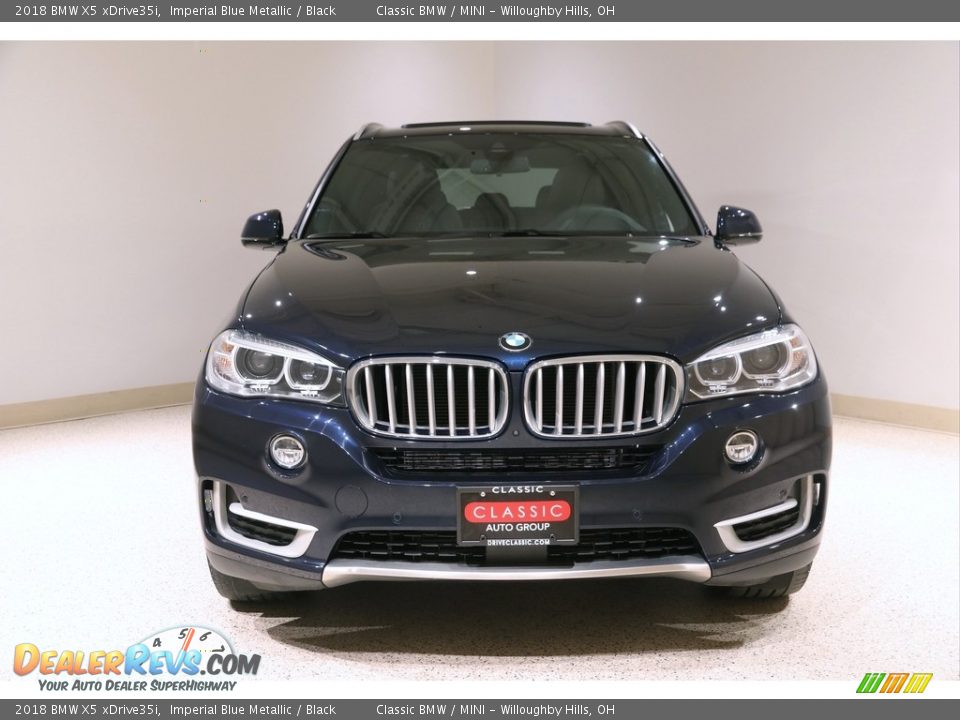 2018 BMW X5 xDrive35i Imperial Blue Metallic / Black Photo #2