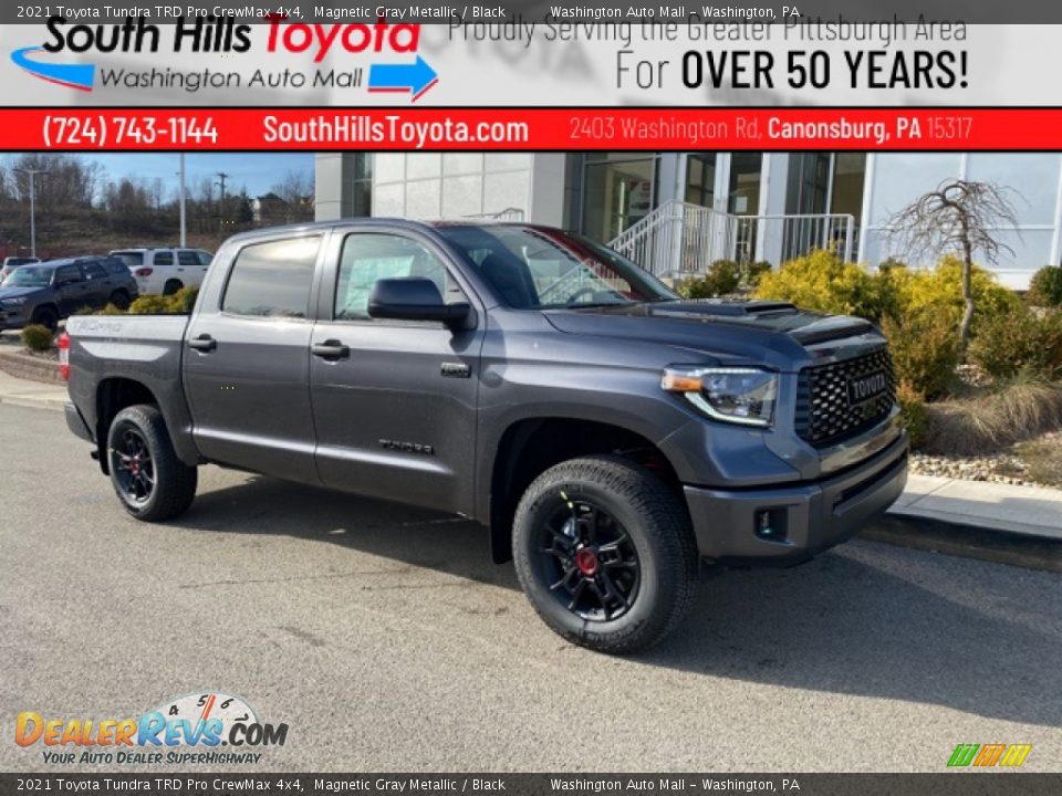2021 Toyota Tundra TRD Pro CrewMax 4x4 Magnetic Gray Metallic / Black Photo #1