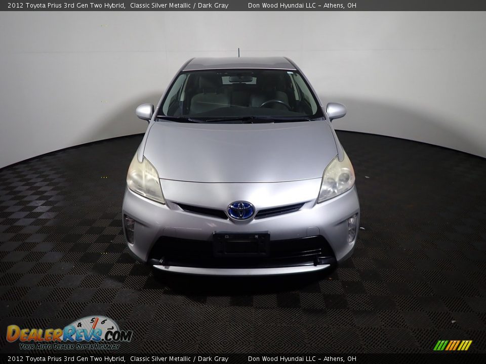 2012 Toyota Prius 3rd Gen Two Hybrid Classic Silver Metallic / Dark Gray Photo #4