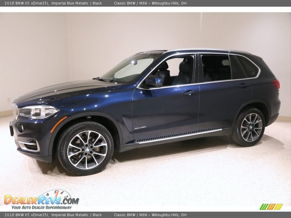 2018 BMW X5 xDrive35i Imperial Blue Metallic / Black Photo #3