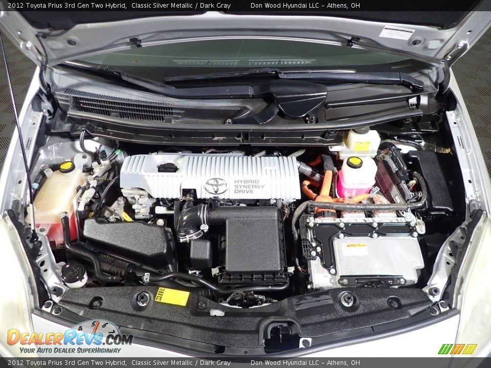 2012 Toyota Prius 3rd Gen Two Hybrid Classic Silver Metallic / Dark Gray Photo #6