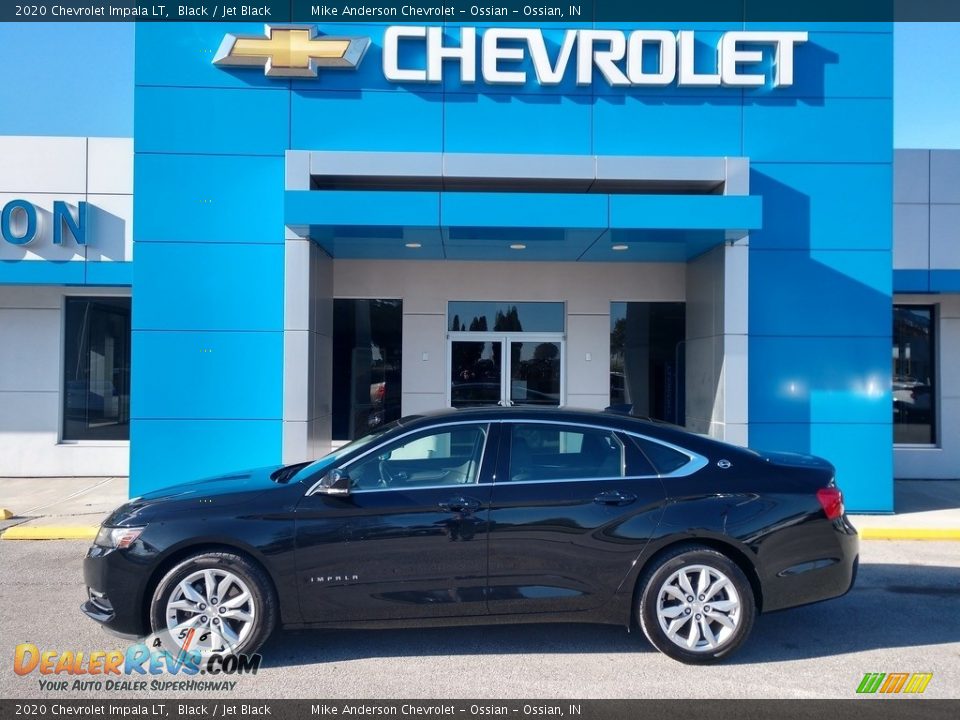 2020 Chevrolet Impala LT Black / Jet Black Photo #1