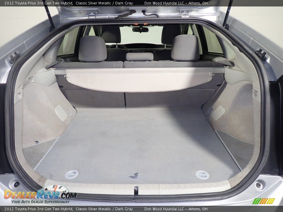 2012 Toyota Prius 3rd Gen Two Hybrid Classic Silver Metallic / Dark Gray Photo #14