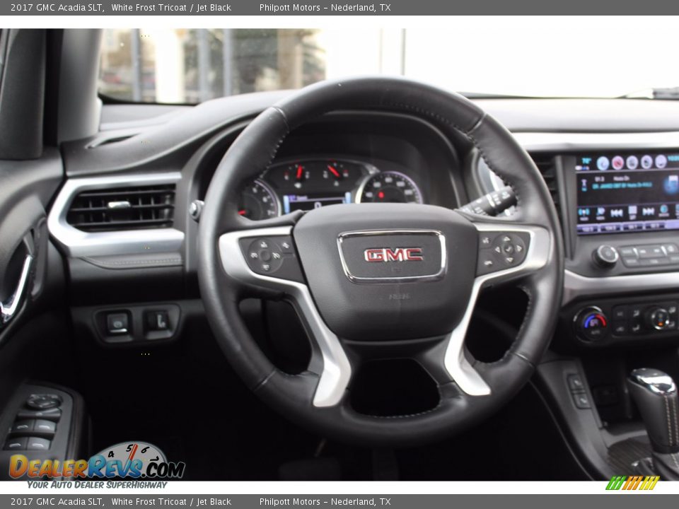 2017 GMC Acadia SLT White Frost Tricoat / Jet Black Photo #24