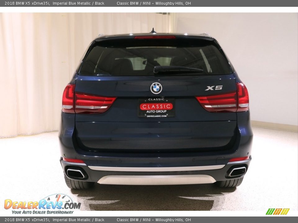 2018 BMW X5 xDrive35i Imperial Blue Metallic / Black Photo #24