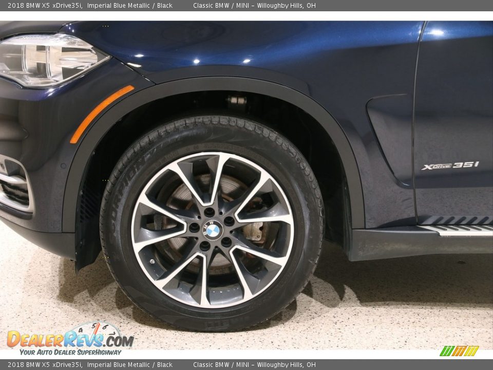 2018 BMW X5 xDrive35i Imperial Blue Metallic / Black Photo #26