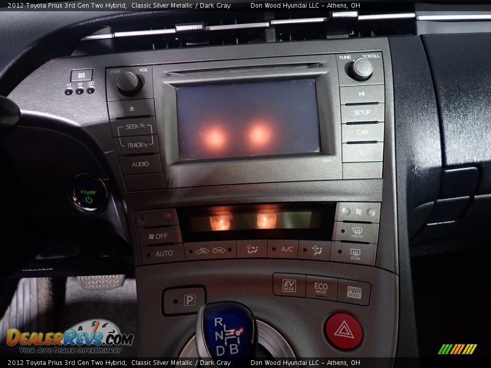 2012 Toyota Prius 3rd Gen Two Hybrid Classic Silver Metallic / Dark Gray Photo #30