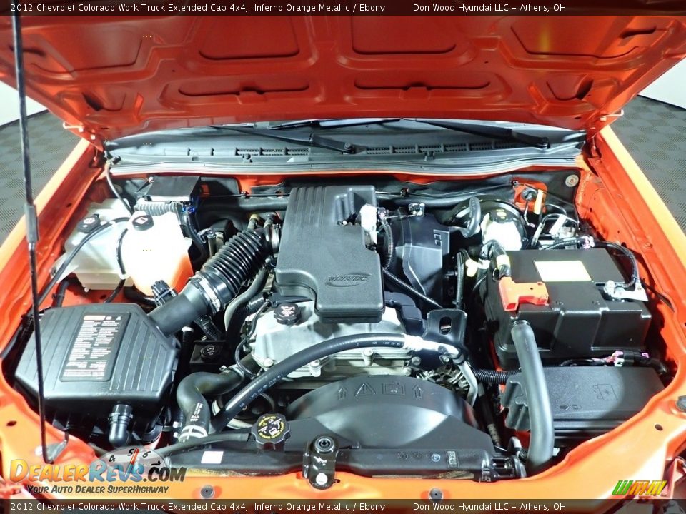 2012 Chevrolet Colorado Work Truck Extended Cab 4x4 2.9 Liter DOHC 16-Valve Vortec 4 Cylinder Engine Photo #6