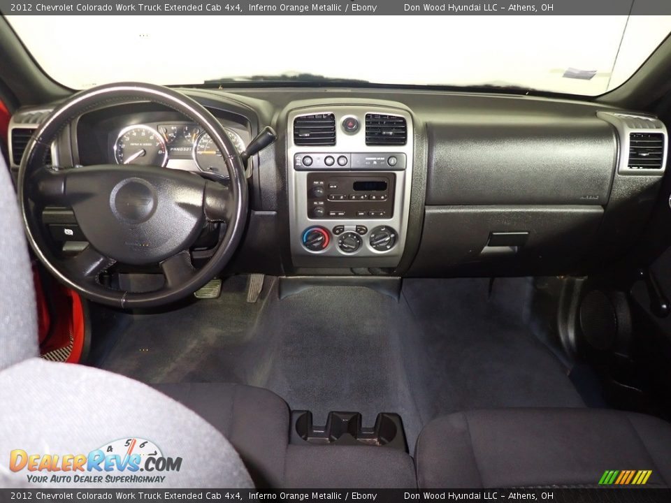 Dashboard of 2012 Chevrolet Colorado Work Truck Extended Cab 4x4 Photo #21