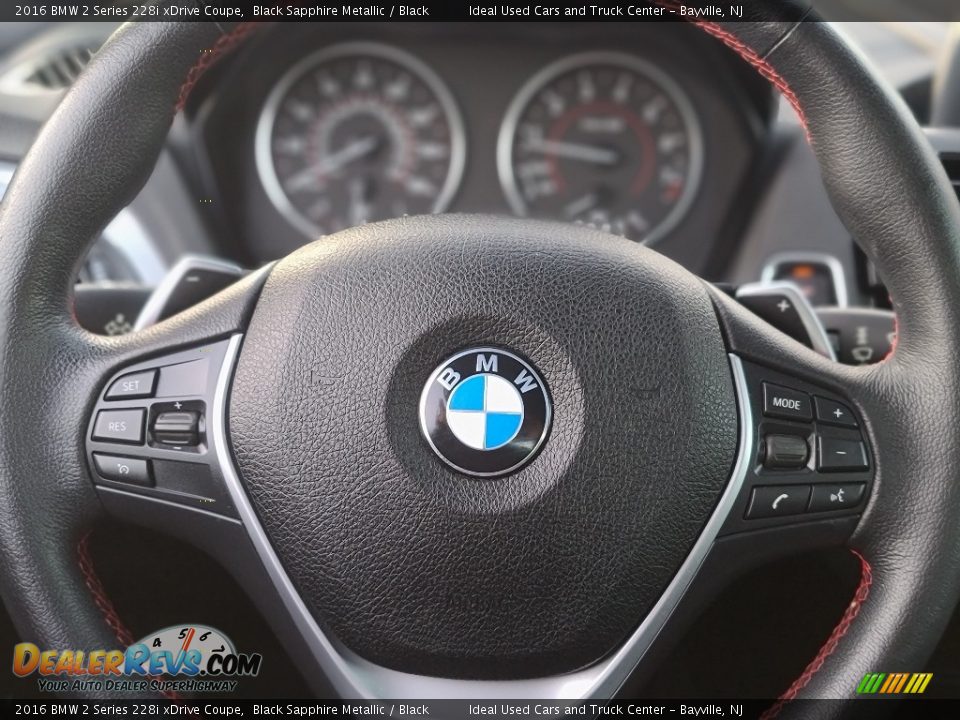 2016 BMW 2 Series 228i xDrive Coupe Black Sapphire Metallic / Black Photo #21