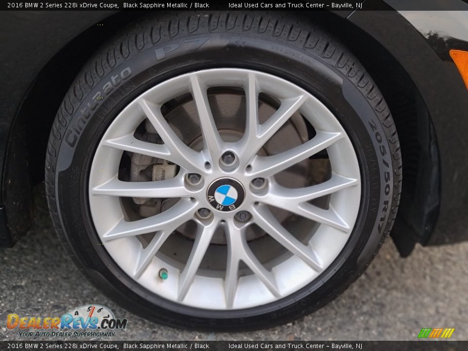 2016 BMW 2 Series 228i xDrive Coupe Black Sapphire Metallic / Black Photo #25