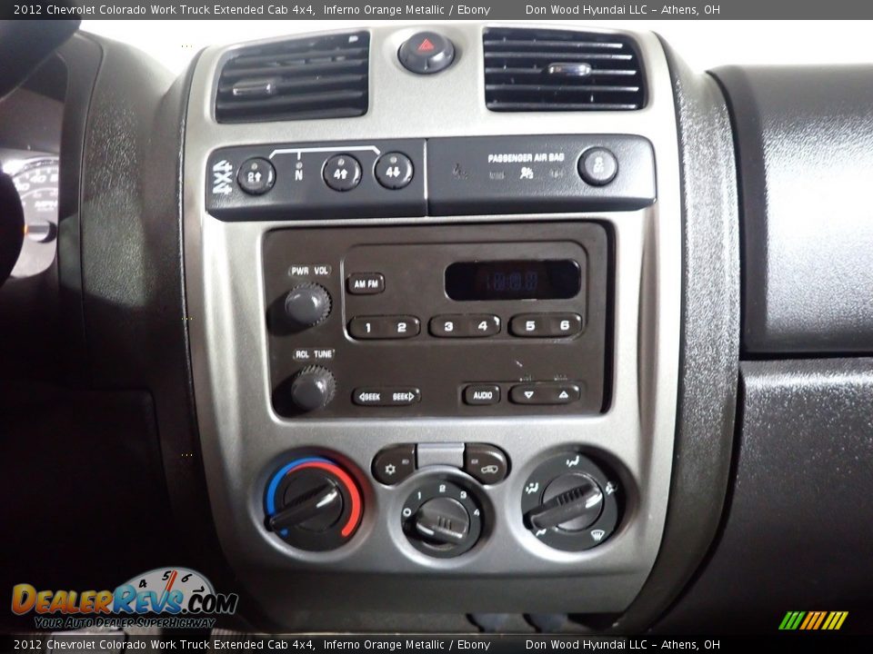 Controls of 2012 Chevrolet Colorado Work Truck Extended Cab 4x4 Photo #25