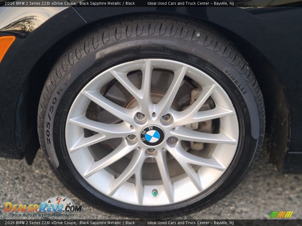 2016 BMW 2 Series 228i xDrive Coupe Black Sapphire Metallic / Black Photo #28
