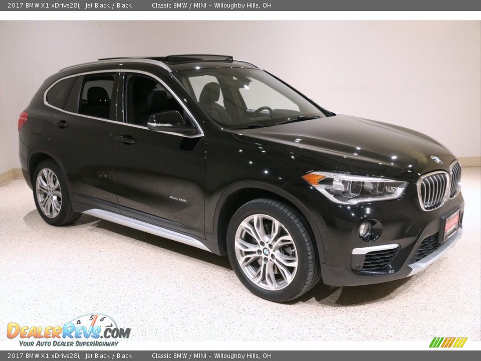 2017 BMW X1 xDrive28i Jet Black / Black Photo #1