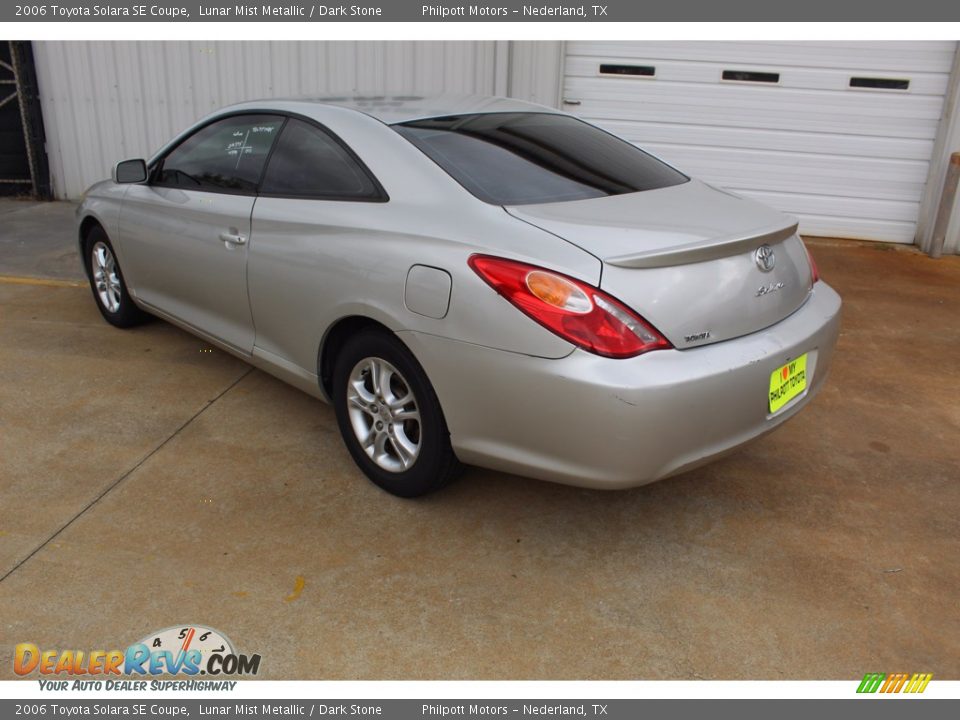 2006 Toyota Solara SE Coupe Lunar Mist Metallic / Dark Stone Photo #6