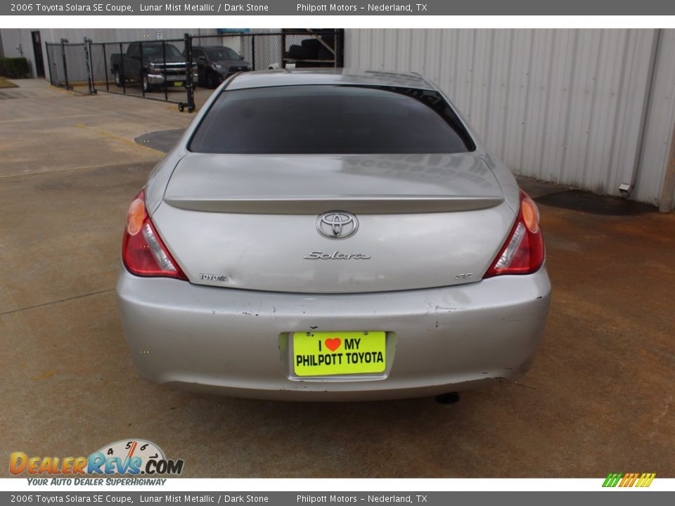 2006 Toyota Solara SE Coupe Lunar Mist Metallic / Dark Stone Photo #7