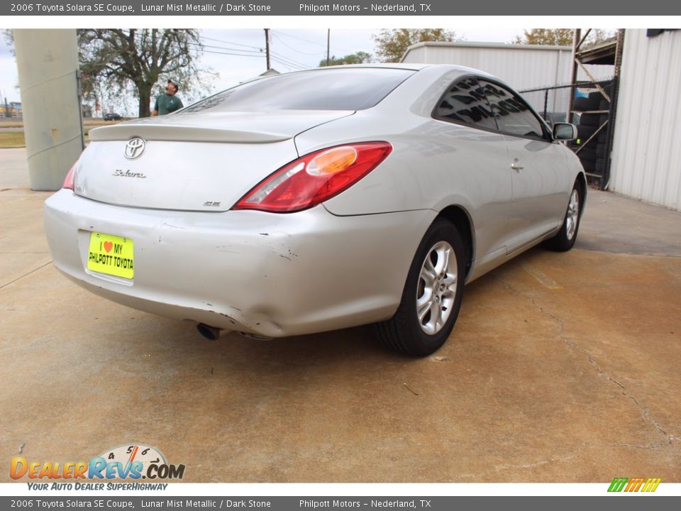 2006 Toyota Solara SE Coupe Lunar Mist Metallic / Dark Stone Photo #8