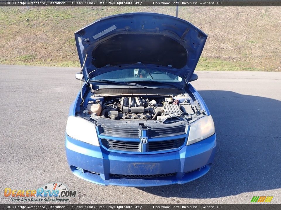 2008 Dodge Avenger SE Marathon Blue Pearl / Dark Slate Gray/Light Slate Gray Photo #9