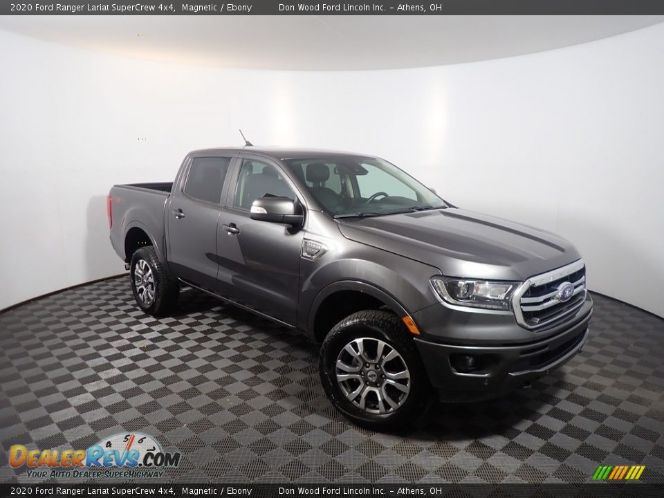 2020 Ford Ranger Lariat SuperCrew 4x4 Magnetic / Ebony Photo #2