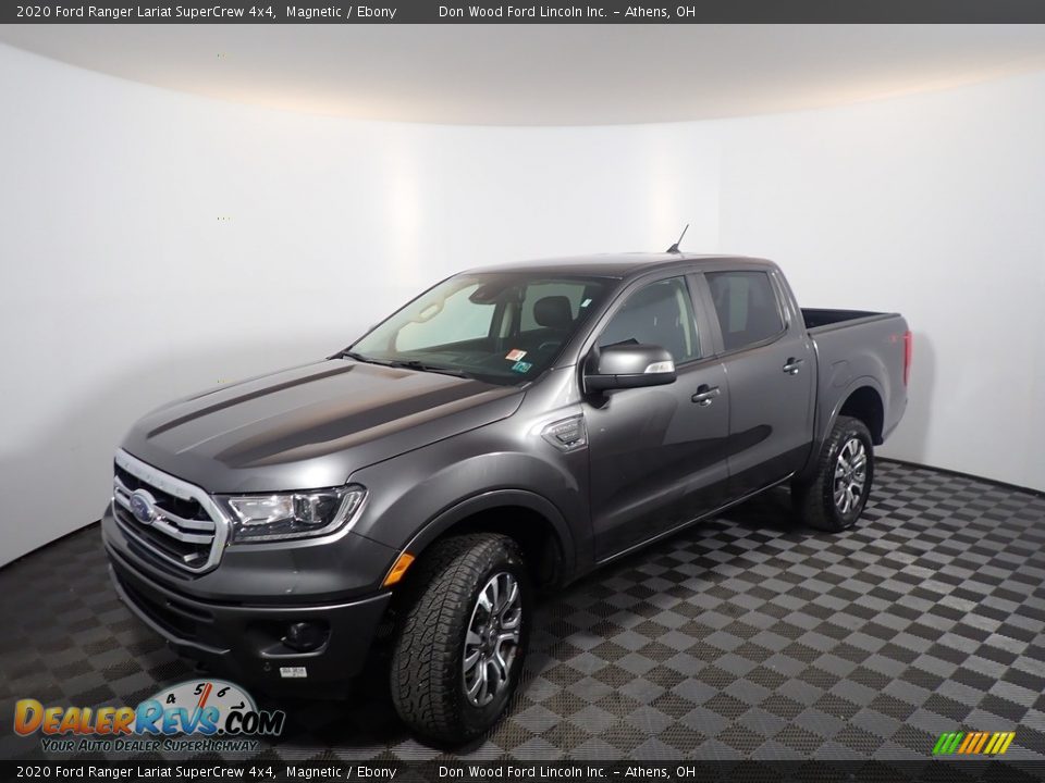 2020 Ford Ranger Lariat SuperCrew 4x4 Magnetic / Ebony Photo #8