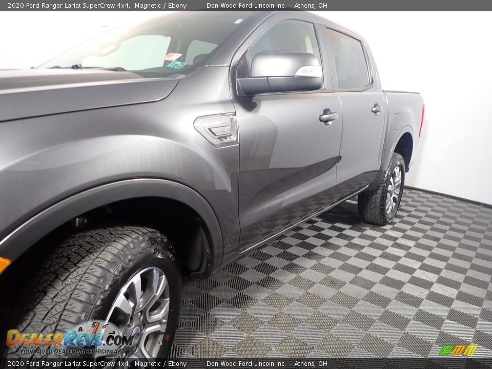 2020 Ford Ranger Lariat SuperCrew 4x4 Magnetic / Ebony Photo #9