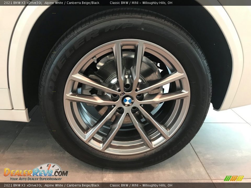 2021 BMW X3 xDrive30i Alpine White / Canberra Beige/Black Photo #5