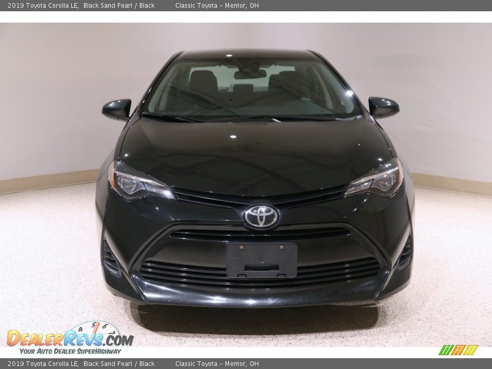 2019 Toyota Corolla LE Black Sand Pearl / Black Photo #2