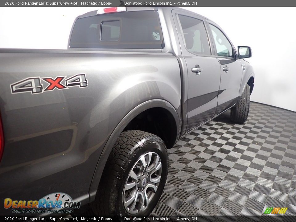 2020 Ford Ranger Lariat SuperCrew 4x4 Magnetic / Ebony Photo #16