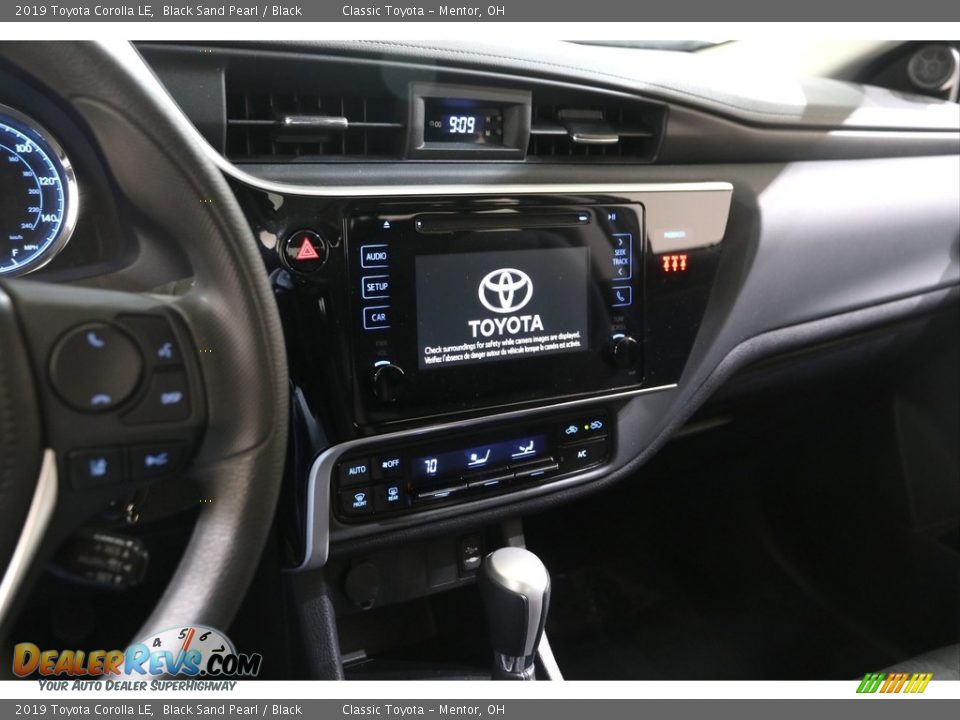 2019 Toyota Corolla LE Black Sand Pearl / Black Photo #9
