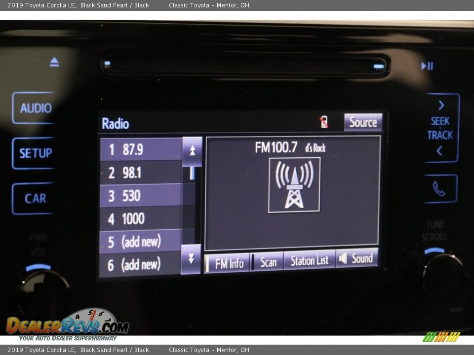 2019 Toyota Corolla LE Black Sand Pearl / Black Photo #10