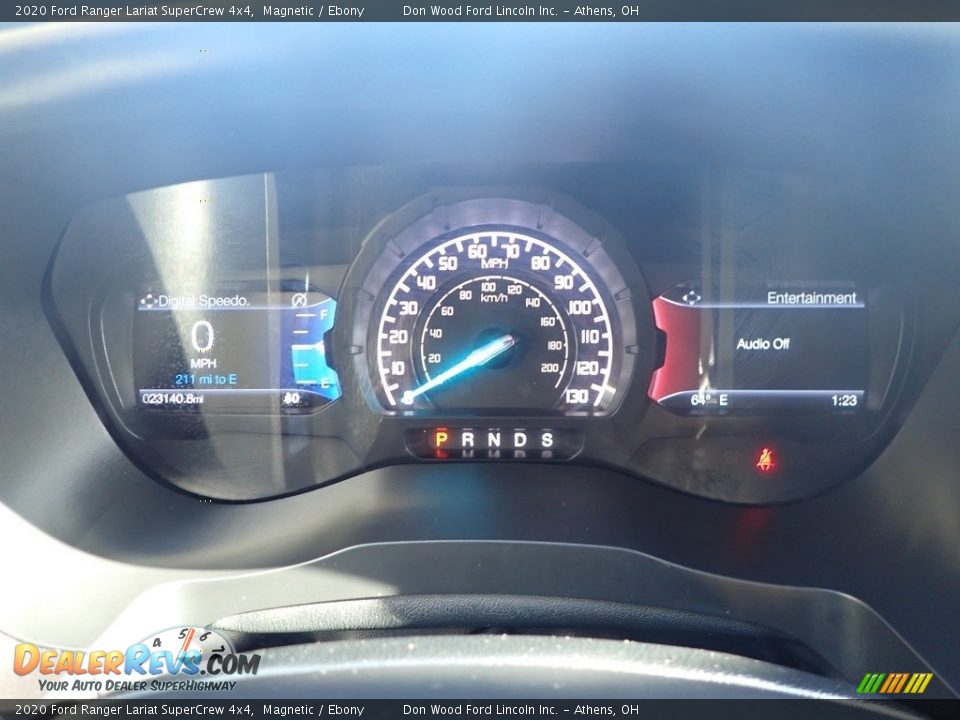 2020 Ford Ranger Lariat SuperCrew 4x4 Magnetic / Ebony Photo #23