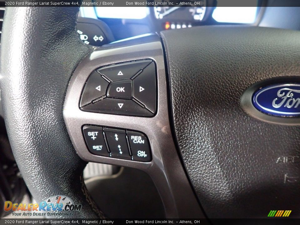 2020 Ford Ranger Lariat SuperCrew 4x4 Magnetic / Ebony Photo #24
