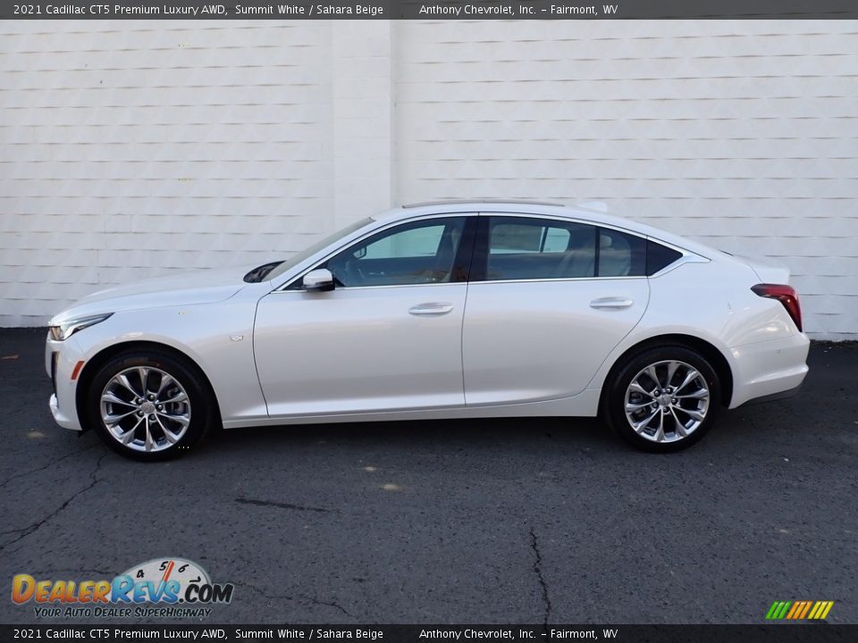 Summit White 2021 Cadillac CT5 Premium Luxury AWD Photo #5