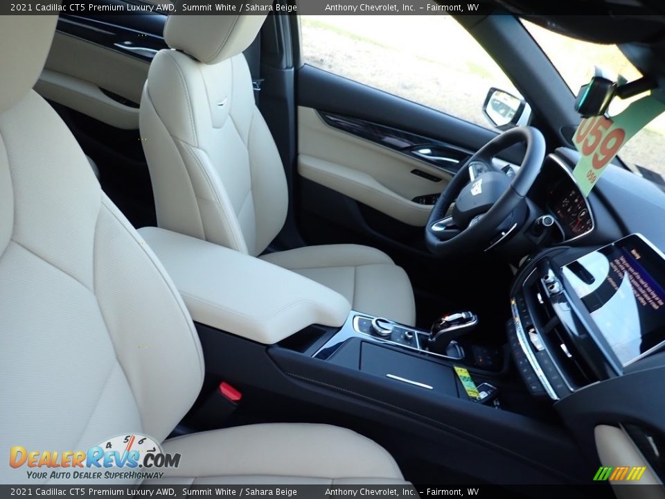 Front Seat of 2021 Cadillac CT5 Premium Luxury AWD Photo #8