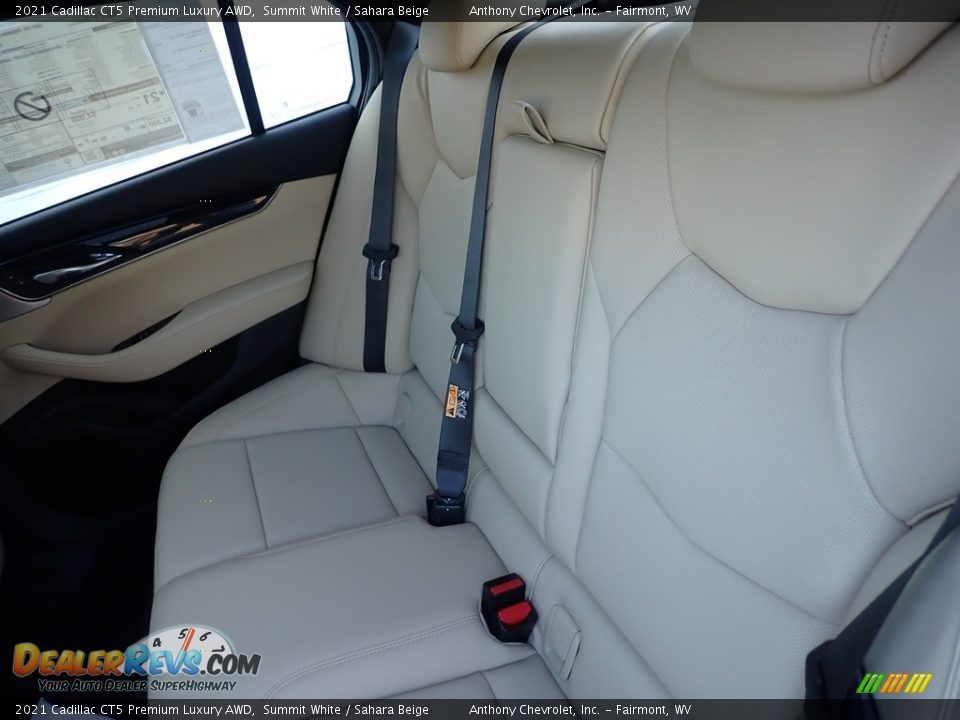 Rear Seat of 2021 Cadillac CT5 Premium Luxury AWD Photo #11