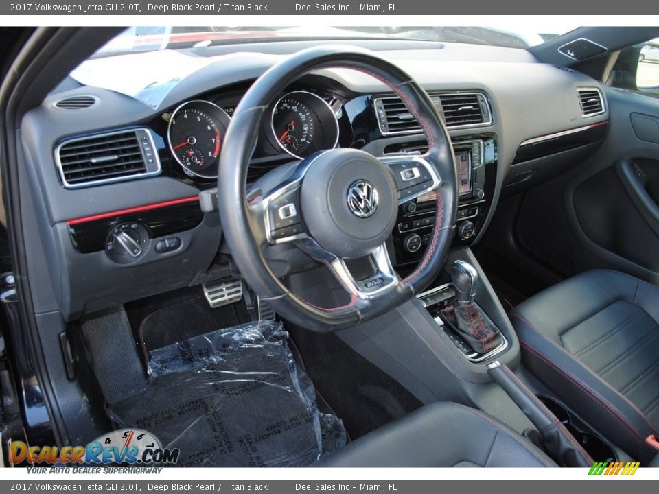 Dashboard of 2017 Volkswagen Jetta GLI 2.0T Photo #16